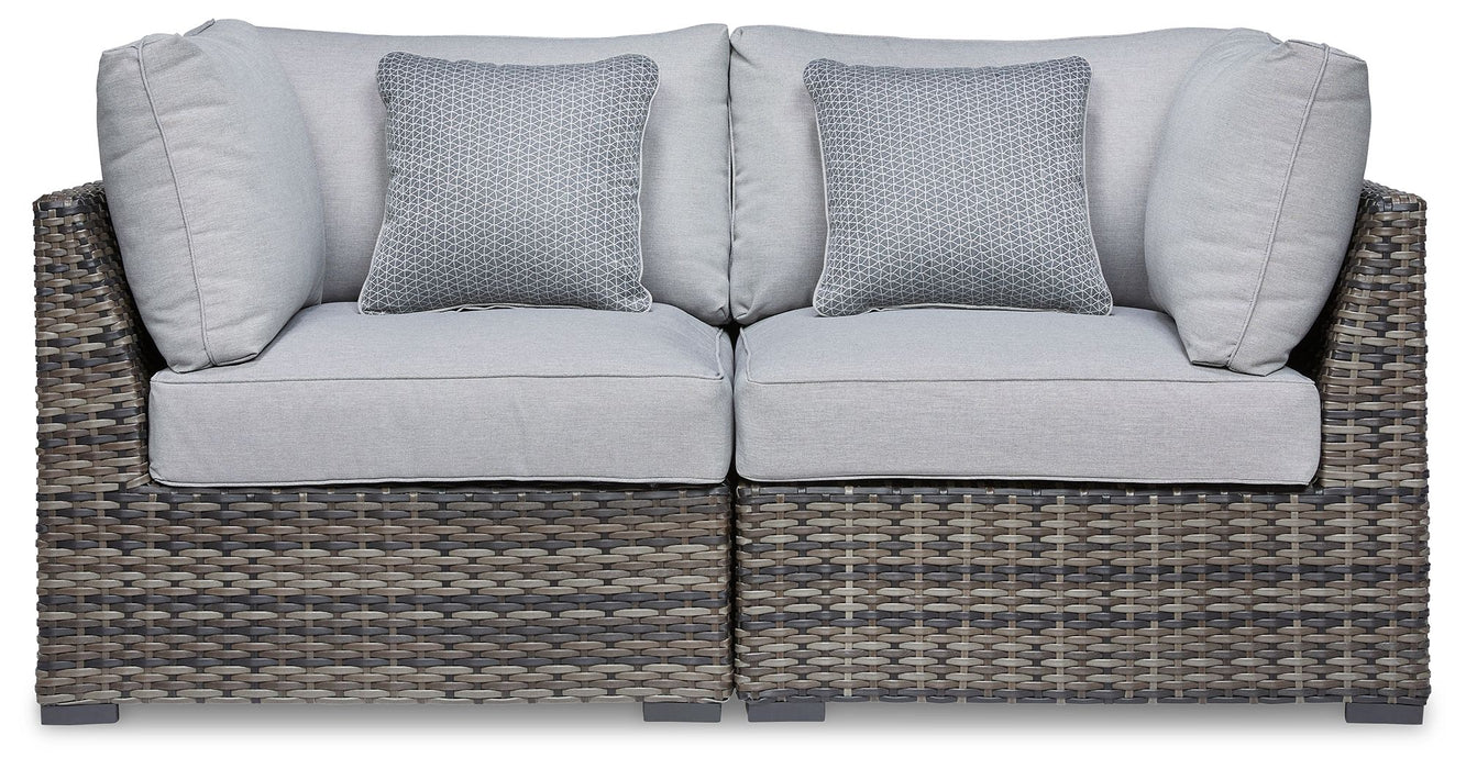 Harbor Court - Gray - Corner With Cushion (Set of 2)