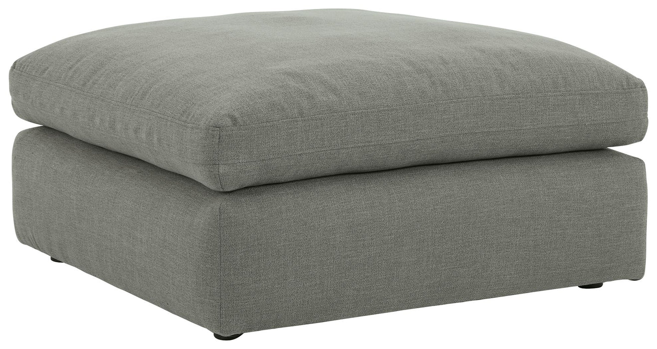 Elyza - Smoke - Oversized Accent Ottoman