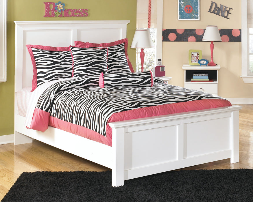 Bostwick Shoals - White - Full Panel Bed