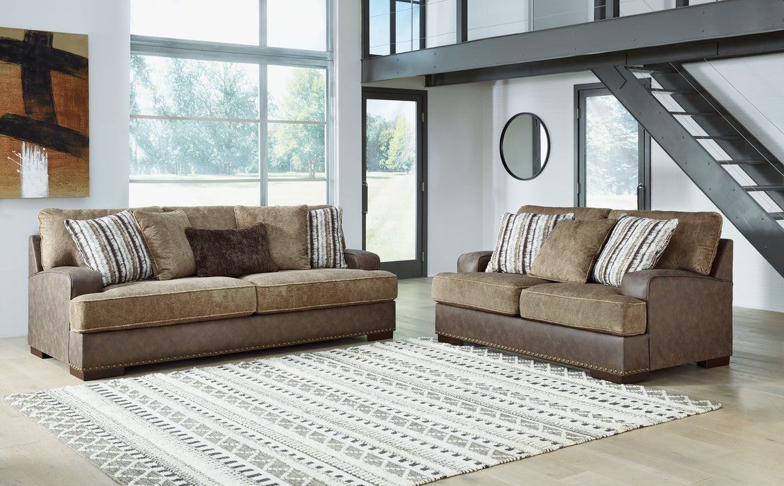 Alesbury - Chocolate - 2 Pc. - Sofa, Loveseat