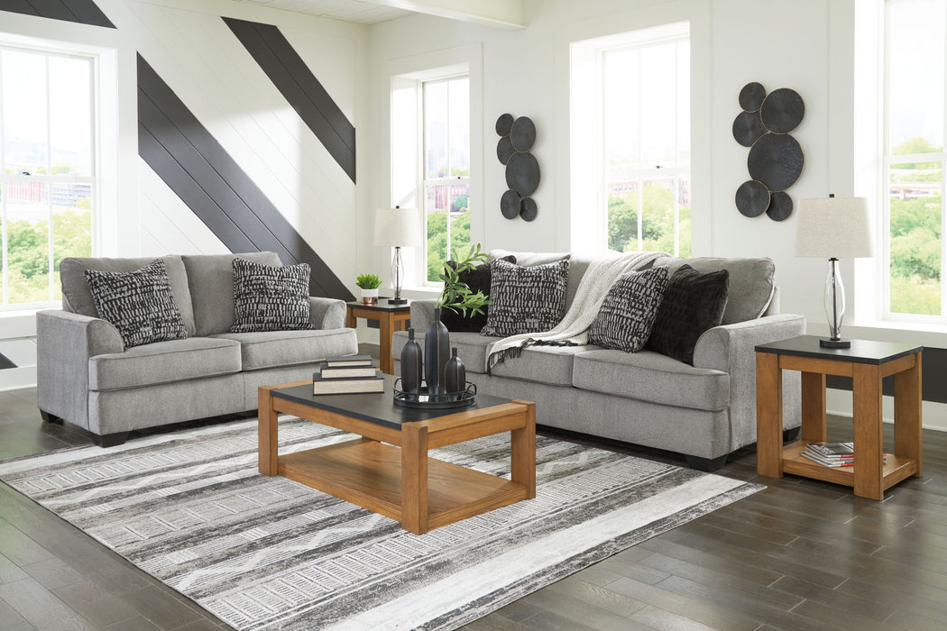 Deakin - Ash - 2 Pc. - Sofa, Loveseat