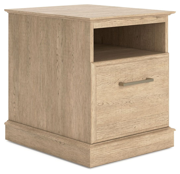 Elmferd - Light Brown - File Cabinet