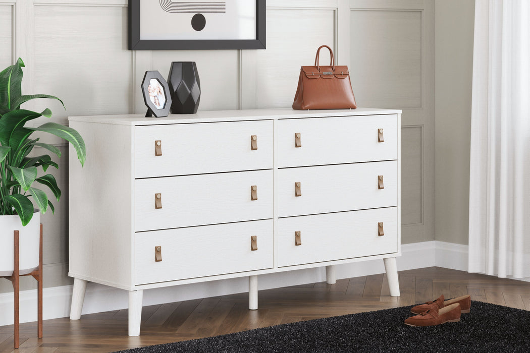 Aprilyn - White - Six Drawer Dresser