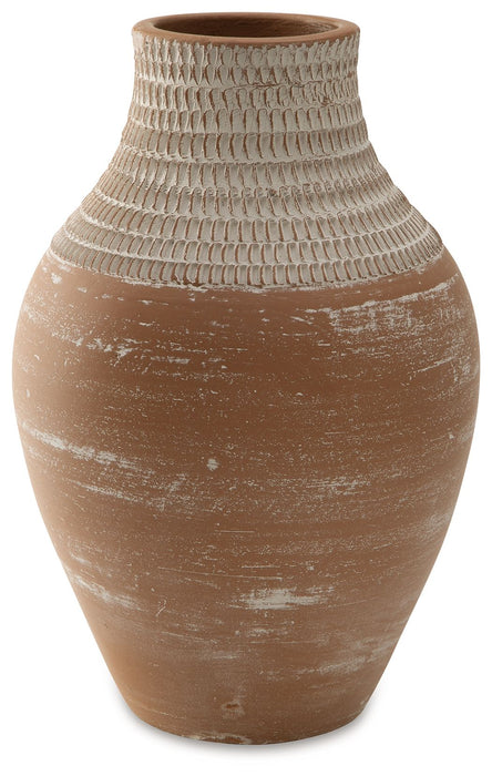 Reclove - Distressed White - Vase - 13"