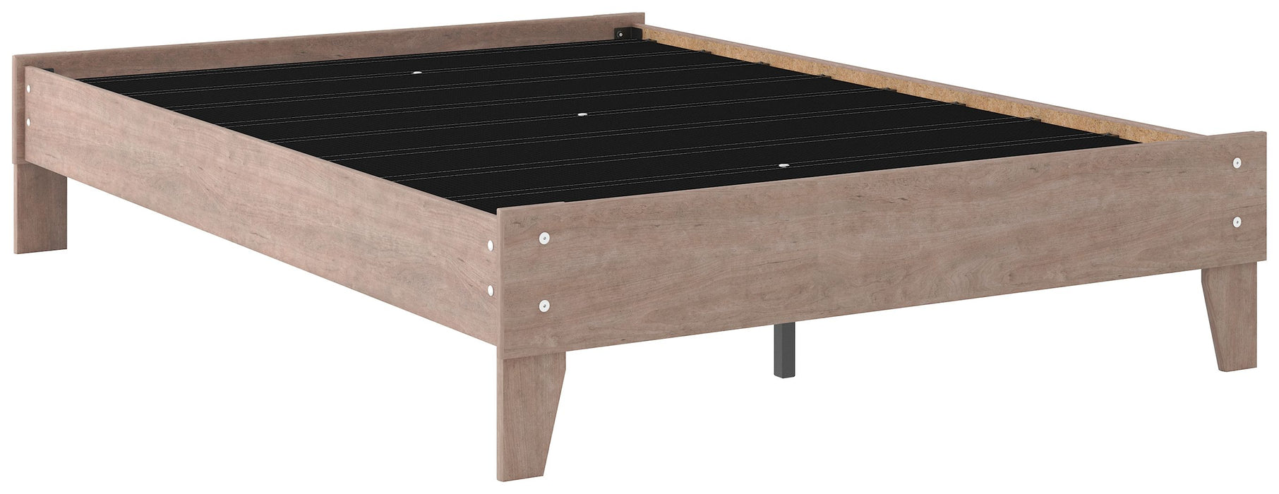 Flannia - Gray - Full Platform Bed