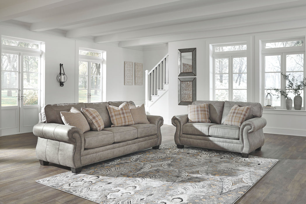 Olsberg - Steel - 2 Pc. - Sofa, Loveseat