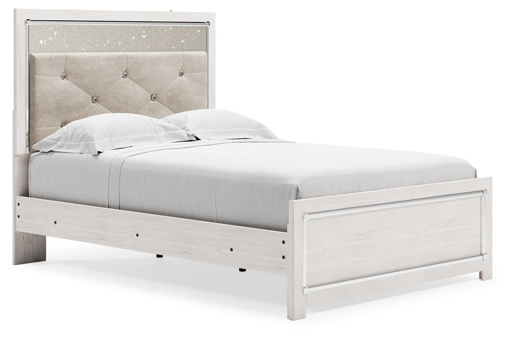 Altyra - White - Full Panel Bed