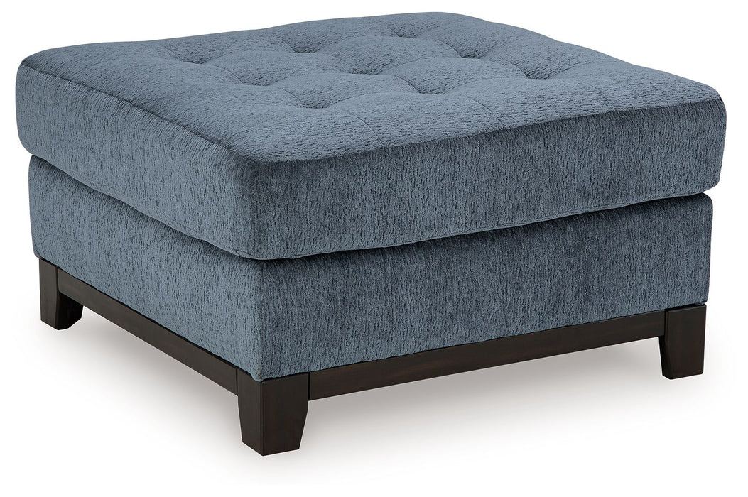 Maxon Place - Navy - Oversized Accent Ottoman