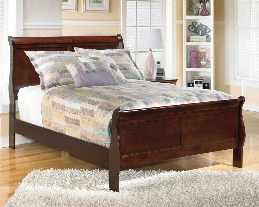 Alisdair - Dark Brown - Full Sleigh Bed