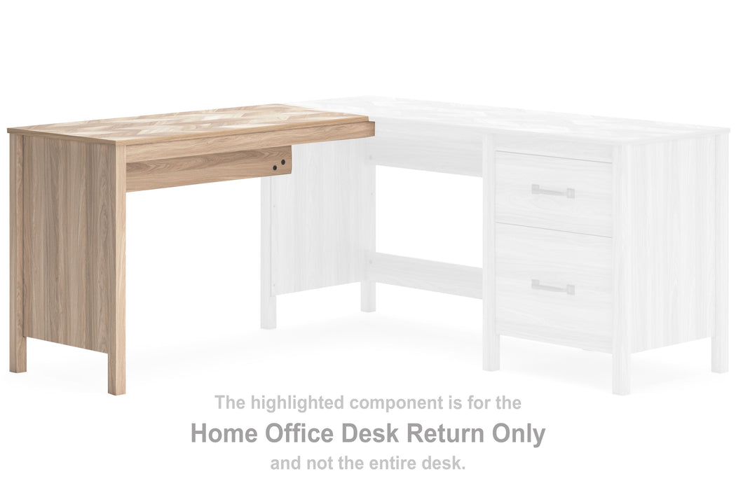 Battelle - Tan - Home Office Desk Return