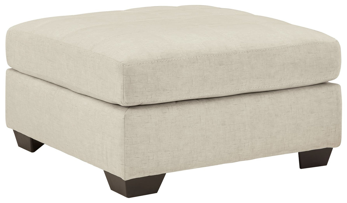 Falkirk - Parchment - Oversized Accent Ottoman