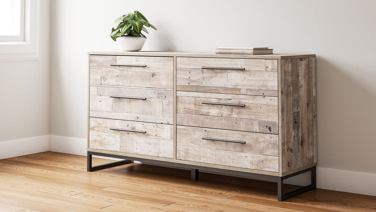 Neilsville - Whitewash - Six Drawer Dresser