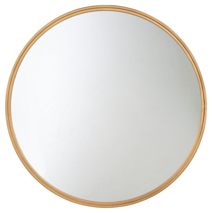 Brocky - Gold Finish - Accent Mirror - Round