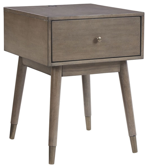 Paulrich - Antique Gray - Accent Table