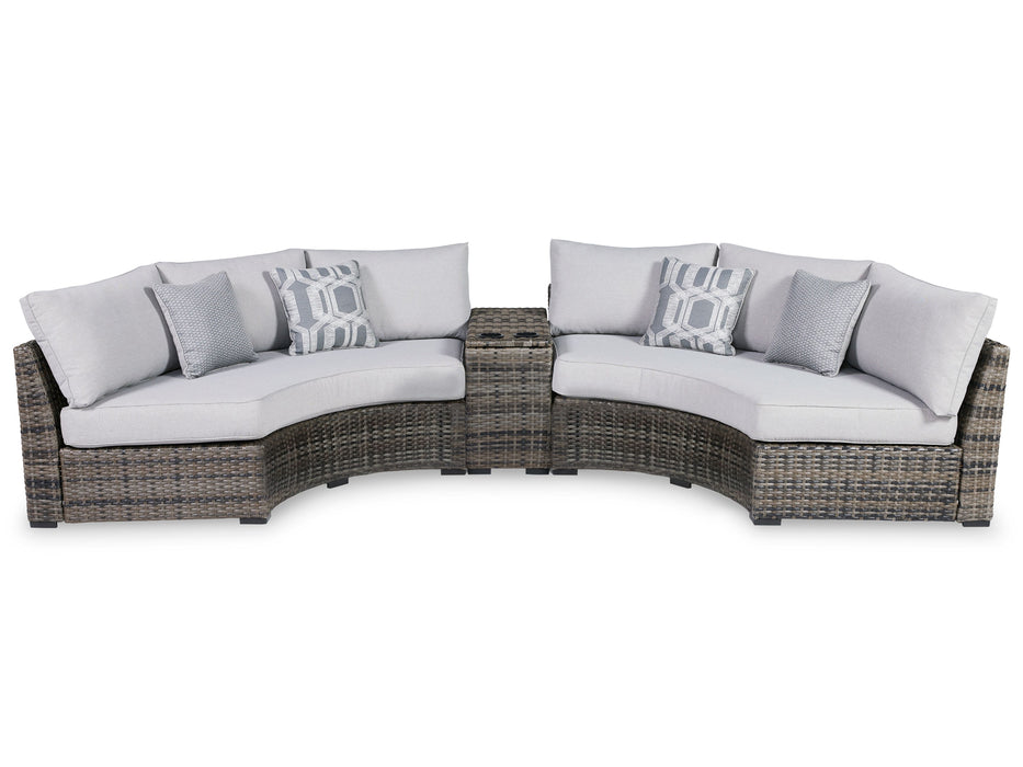 Harbor Court - Dark Gray - 3 Pc. - Sectional Lounge