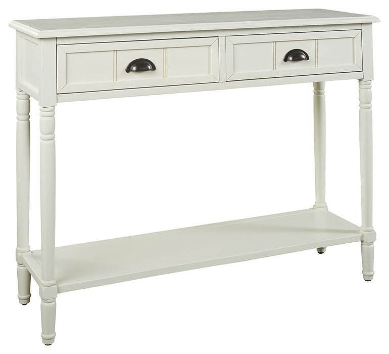 Goverton - White - Console Sofa Table