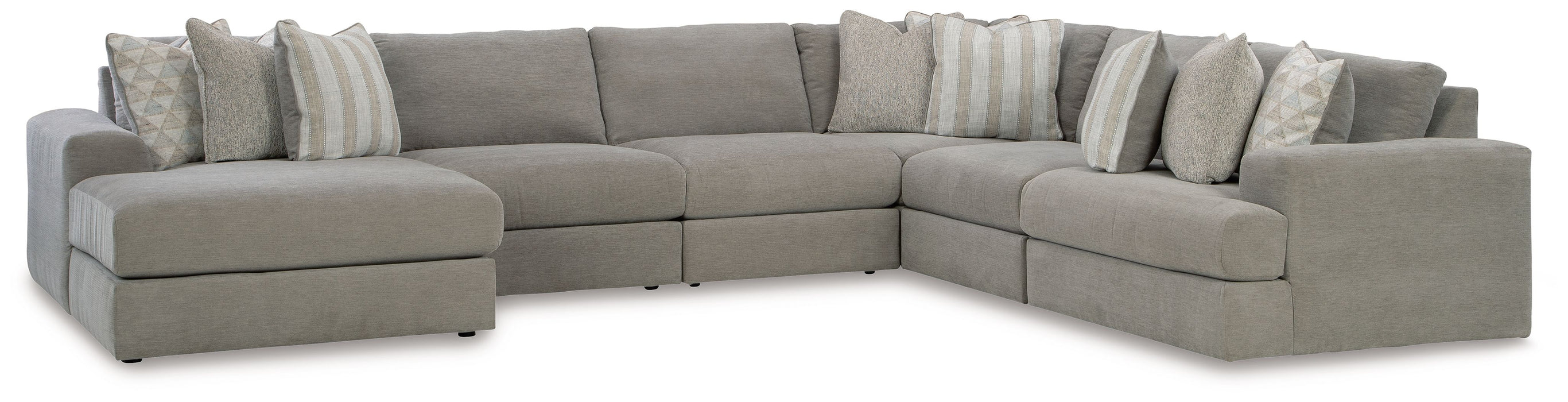 Avaliyah - Ash - 6-Piece Sectional With Laf Corner Chaise