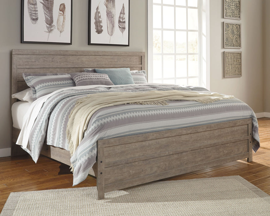 Culverbach - Gray - King Panel Bed