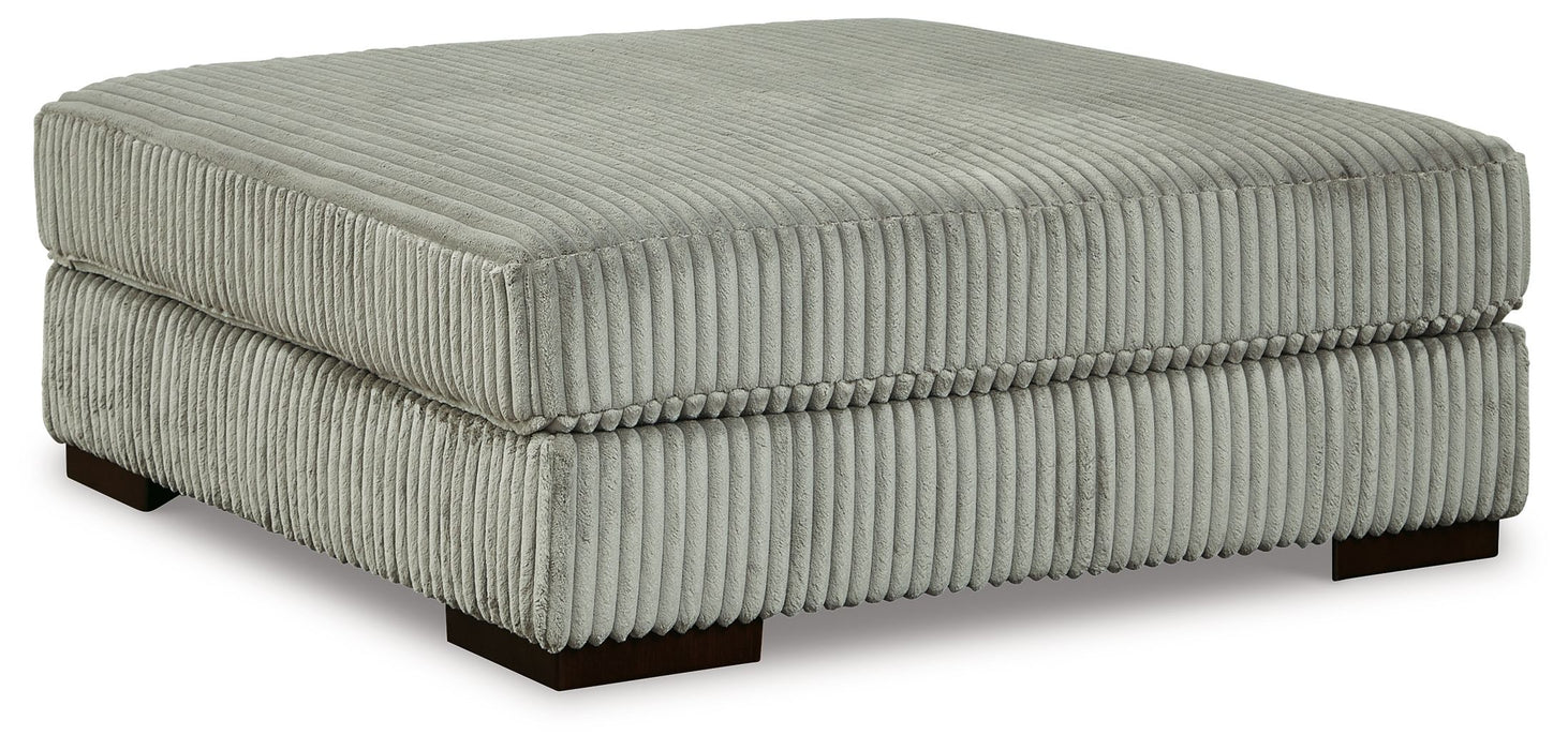 Lindyn - Fog - Oversized Accent Ottoman