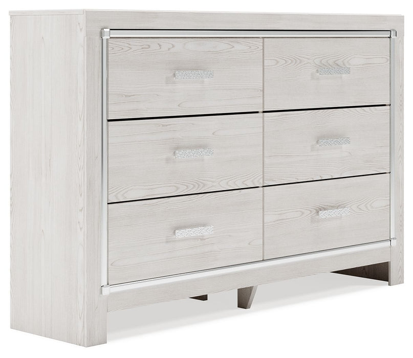 Altyra - White - Six Drawer Dresser