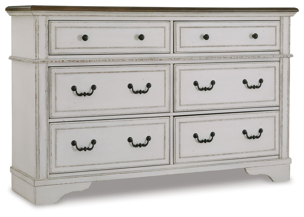 Brollyn - White / Brown / Beige - Dresser