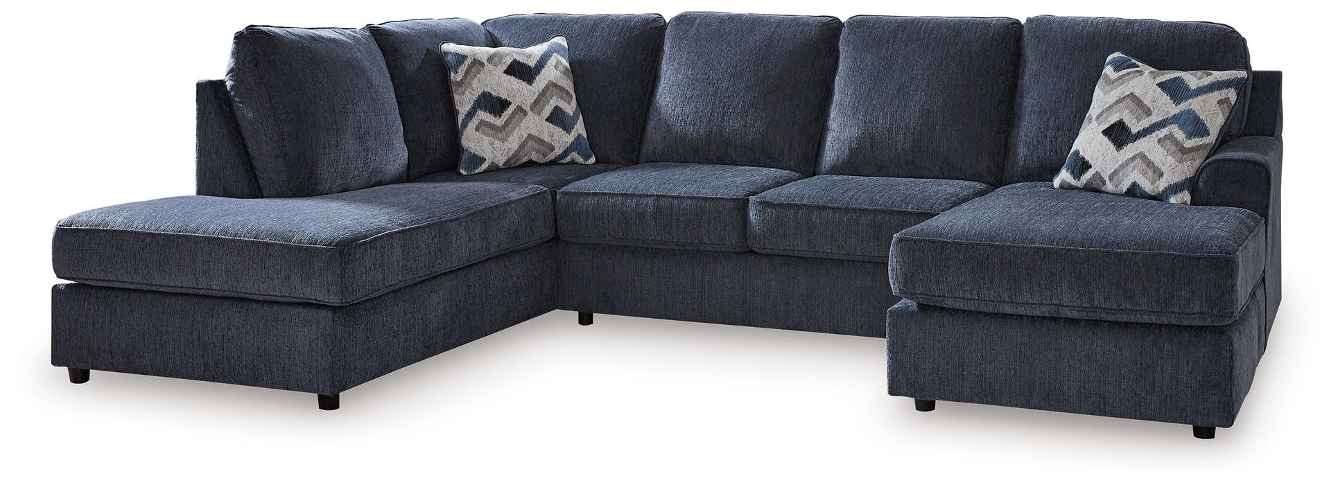 Albar Place - Cobalt - 2-Piece Sectional With Raf Sofa Chaise