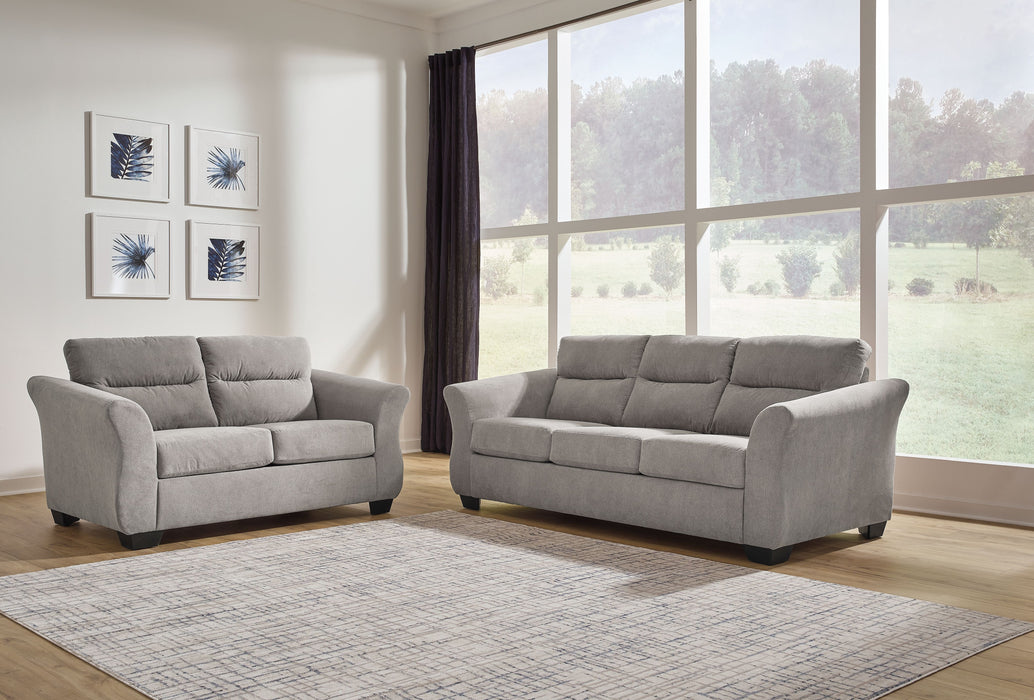 Miravel - Slate - 2 Pc. - Sofa, Loveseat