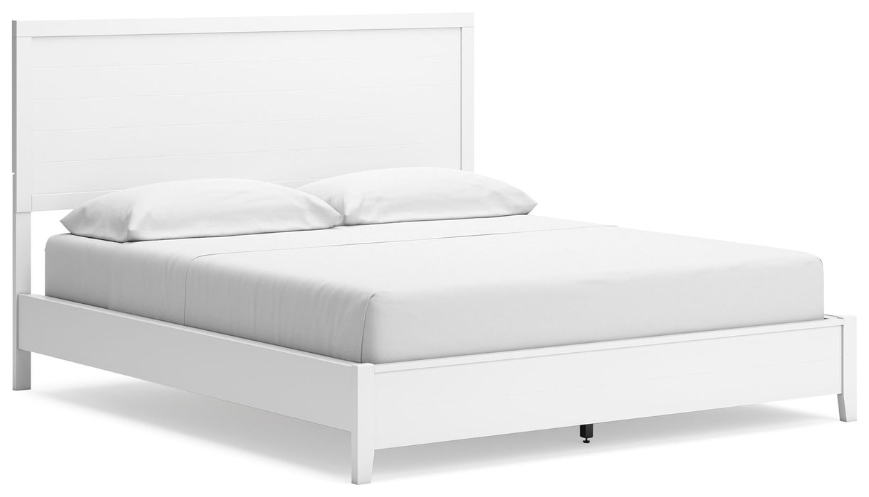 Binterglen - White - California King Panel Bed