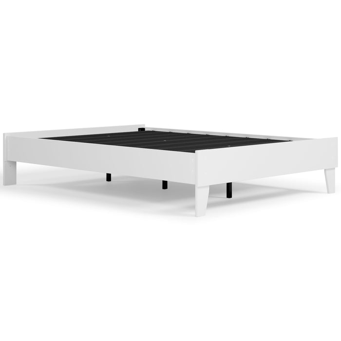 Piperton - White - Full Platform Bed