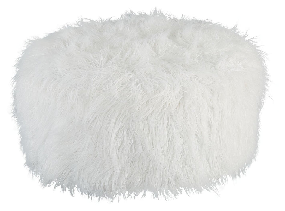 Galice - White - Oversized Accent Ottoman