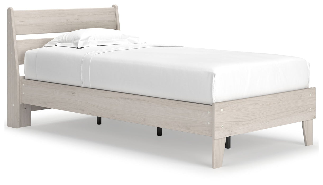 Socalle - Natural - Twin Panel Platform Bed