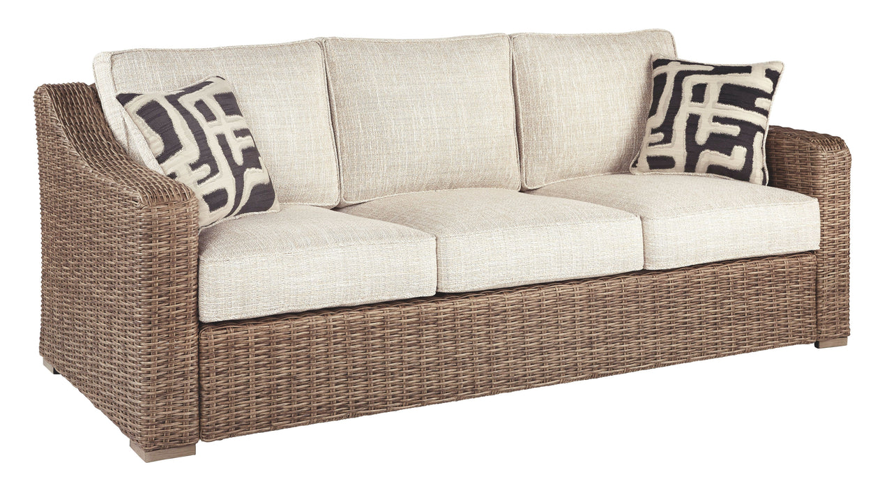 Beachcroft - Beige - Sofa With Cushion