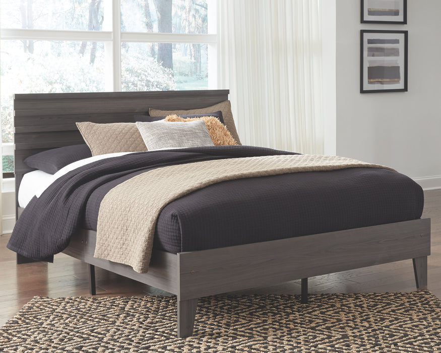 Brymont - Dark Gray - Queen Panel Headboard