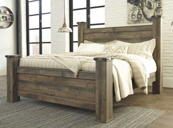 Trinell - Brown - King Poster Footboard