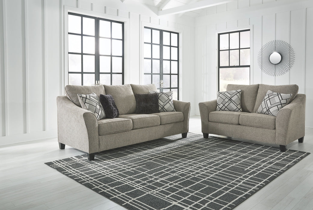 Barnesley - Platinum - 2 Pc. - Sofa, Loveseat