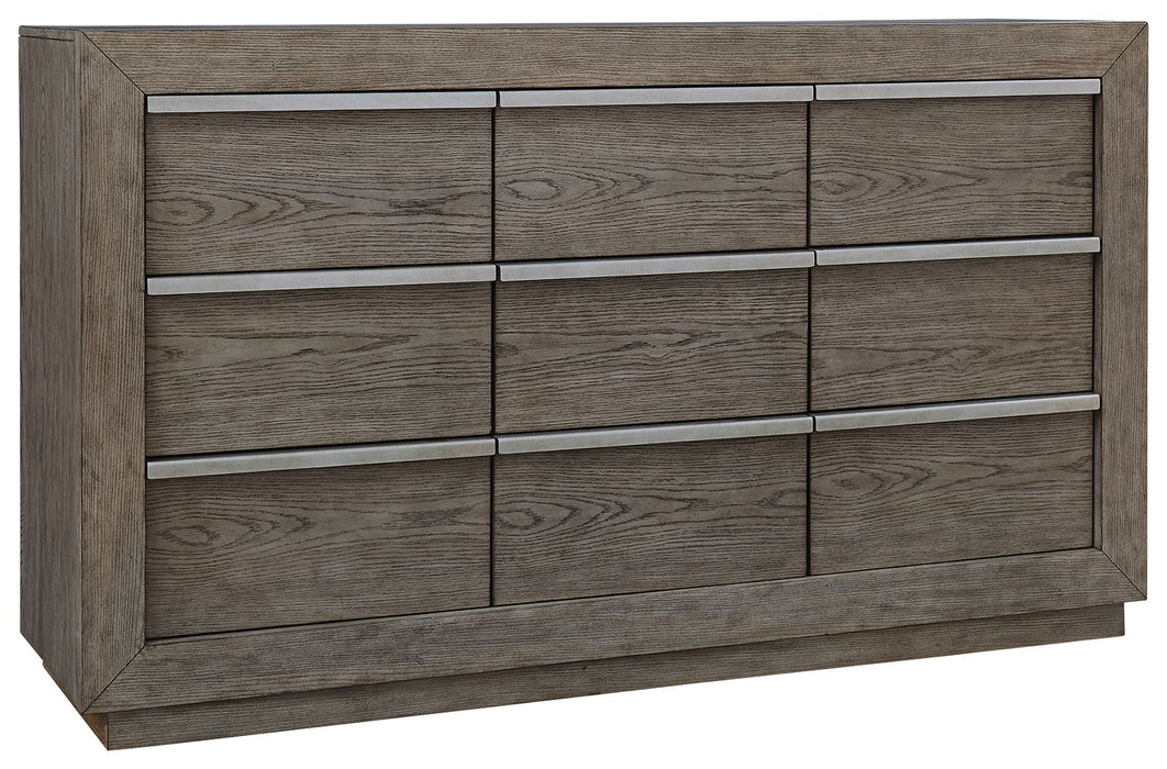 Anibecca - Weathered Gray - Dresser