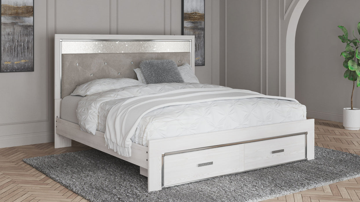 Altyra - White - King Storage Footboard