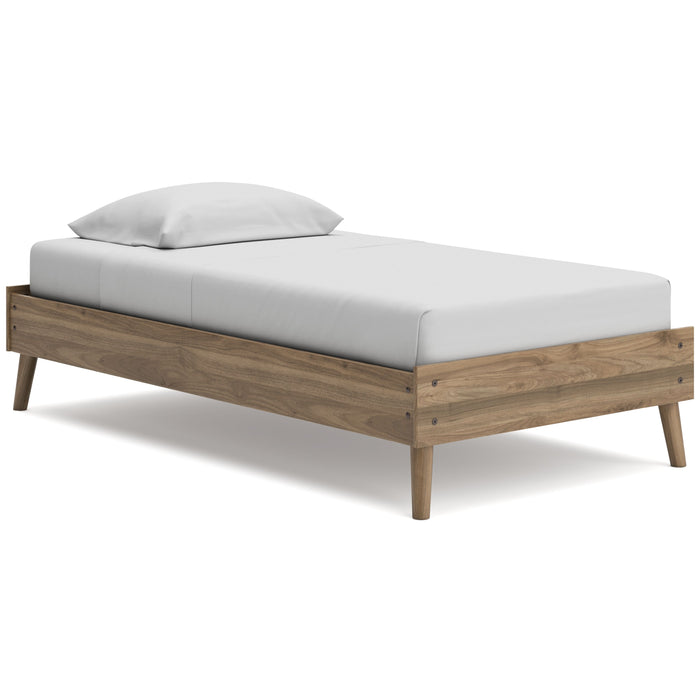 Aprilyn - Light Brown - Twin Platform Bed