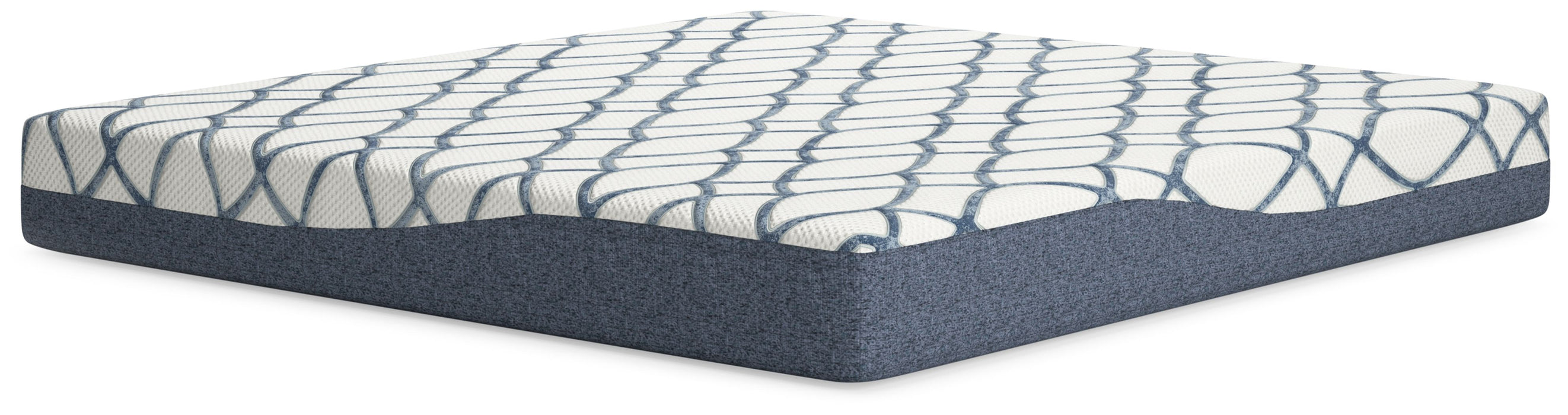 10 Inch Chime Elite 2.0 - White / Blue - King Mattress