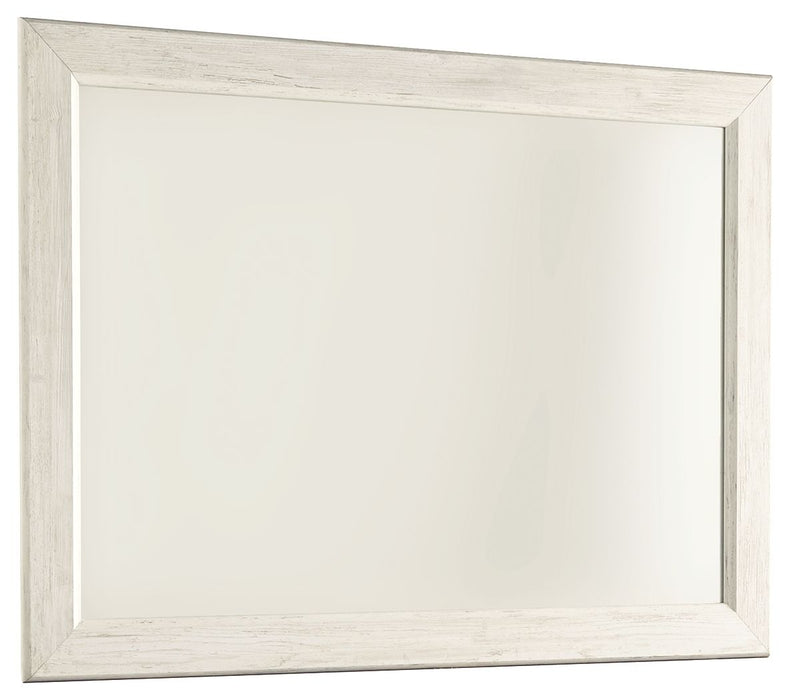 Willowton - Whitewash - Bedroom Mirror