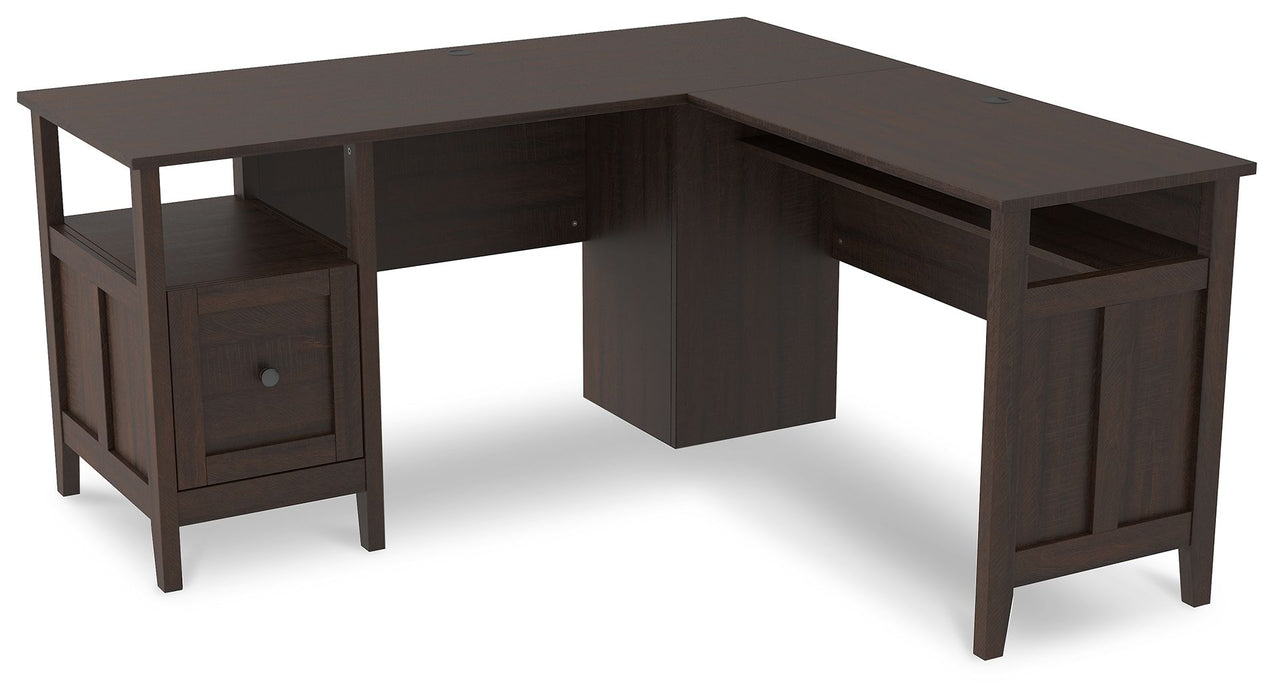 Camiburg - Warm Brown - Home Office Desk