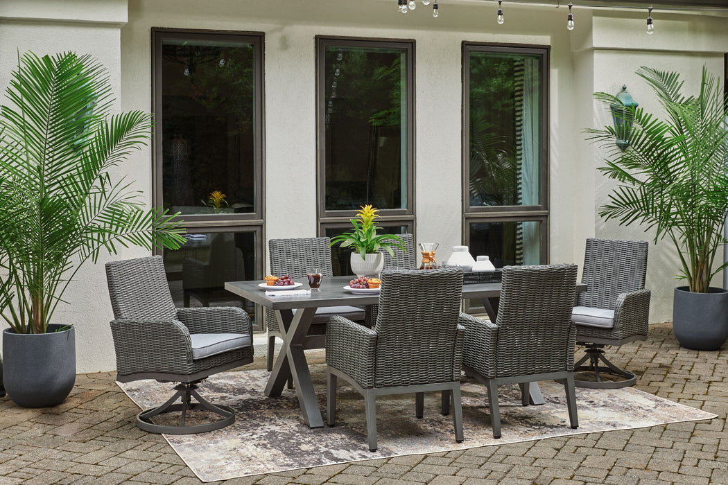 Elite Park - Gray - 7 Pc. - Dining Set