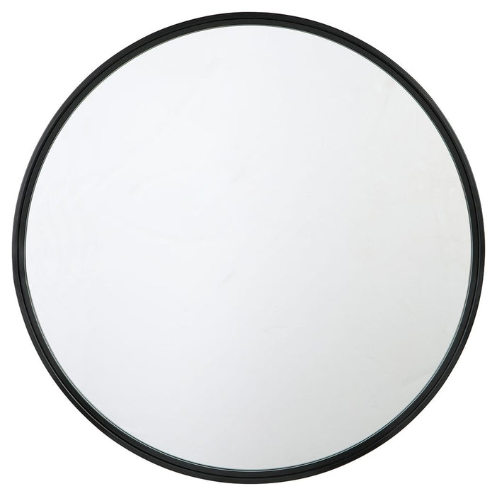 Brocky - Black - Oval Accent Mirror