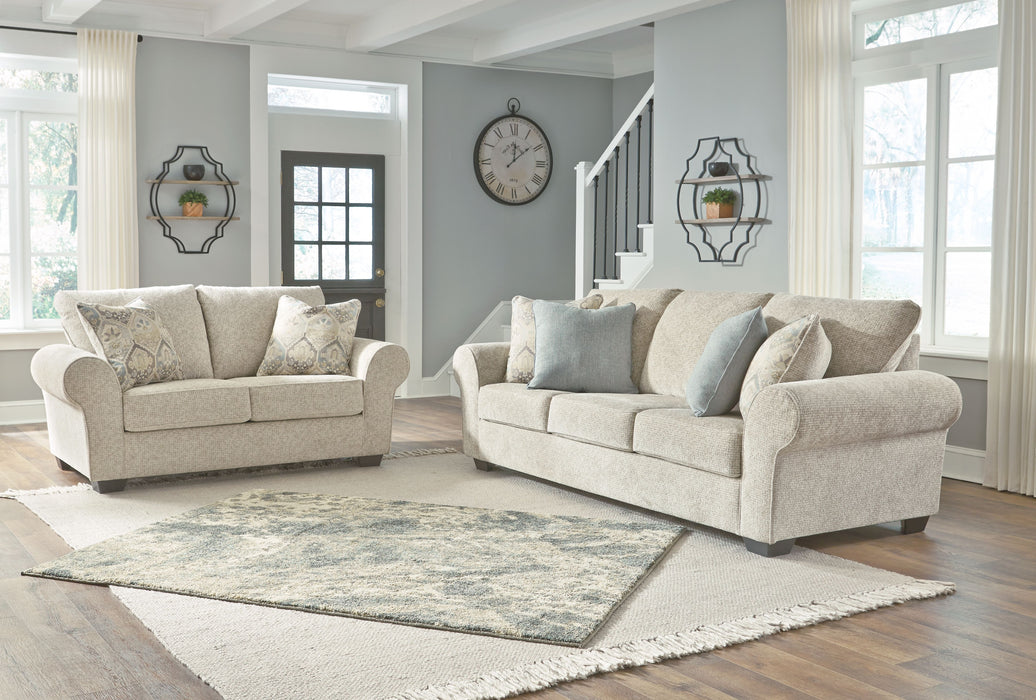 Haisley - Ivory - 2 Pc. - Sofa, Loveseat