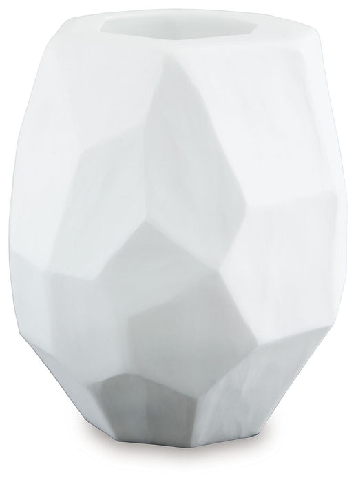 Karenton - White - Vase - 9.5"