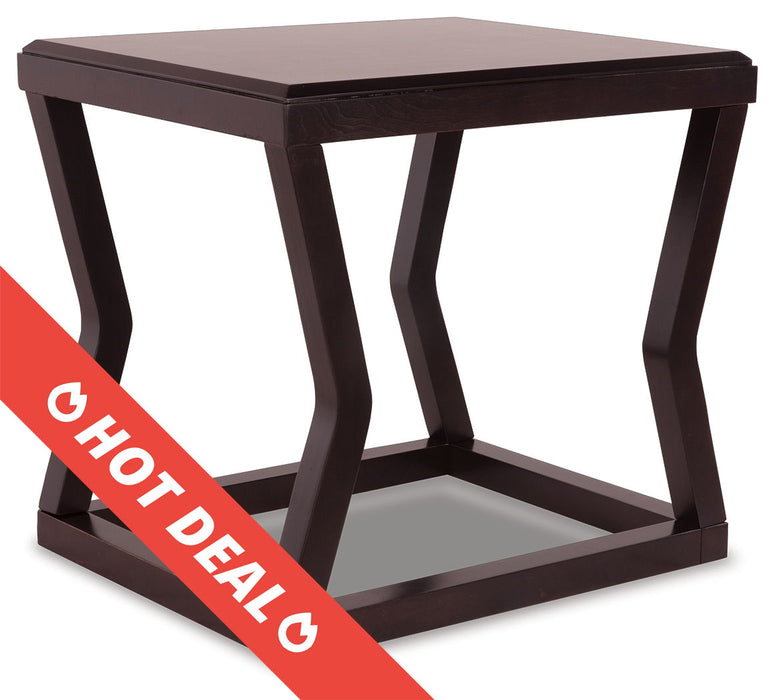 Kelton - Espresso - Rectangular End Table