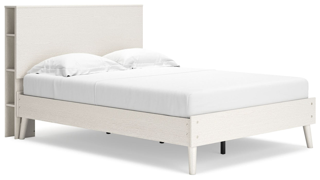 Aprilyn - White - Full Bookcase Bed