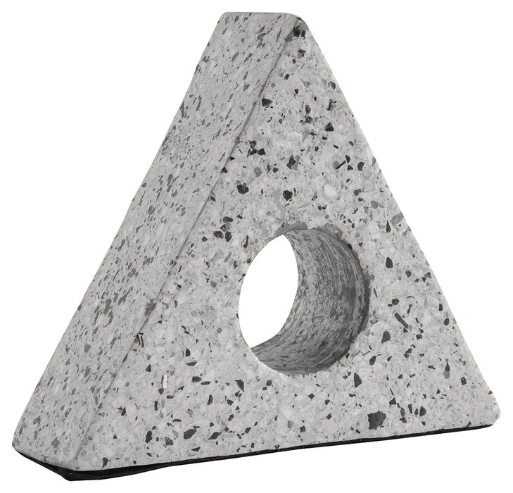 Setehen - Gray - Sculpture (Set of 2) - Triangular