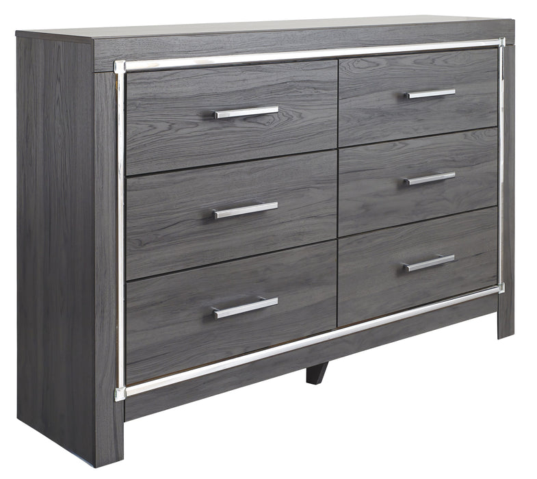 Lodanna - Gray - Six Drawer Dresser