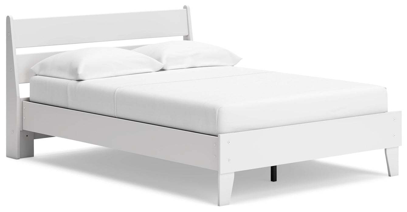 Socalle - Two-tone - Full Panel Platform Bed